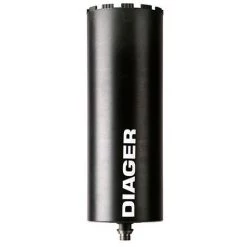 Couronne Diamant Raccord 1/2'' D. 87 X Ht 9 X Lu. 400 Mm Pour Béton Armé, Béton - 436AD087L0400 - Diager