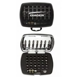 Coffret 38 Pcs D'embouts De Vissage TORSION + Porte-embout STD - 637C - Diager