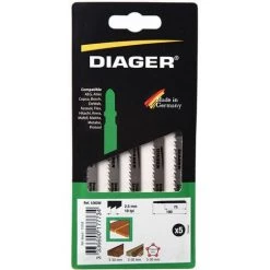 DIAGER 5 Lames Scie Sauteuse Pour Bois Et Plastique