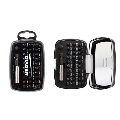 Coffret Vissage Embouts Torsion 32 Pces DIAGER 3 Coffret Vissage Embouts Torsion 32 Pces DIAGER