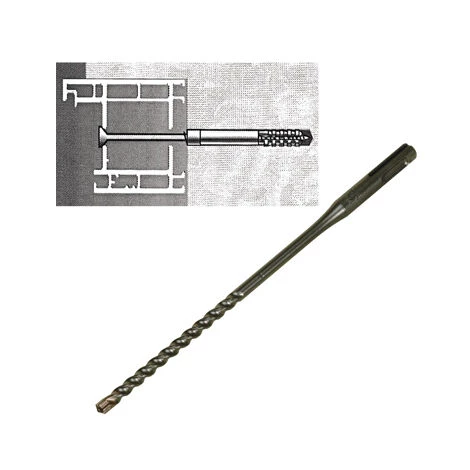 Foret Sds+ Spécial Huisserie - Longueur : 210 - Qte : 1 - DIAGER 3 Foret Sds+ Spécial Huisserie - Longueur : 210 - Qte : 1 - DIAGER