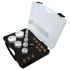 Mallette Scie Cloche PRO Quick Lock 9 Pcs Spécial Maintenance - 656C - Diager